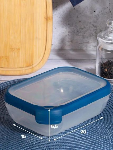 Контейнер для їжі харчовий пластиковий з кришкою Curver Grand Chef 1.2 л (07379) | Зображення 5