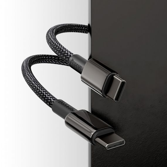 Кабель Baseus Tungsten Gold Type-C to Type-C 100W (1m) | Зображення 4