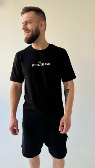 Футболка Stone Island колір чорний
