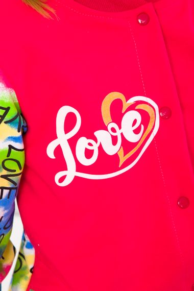 Бомбер для дівчинки (підлітковий) Носи своє 170 Червоний (p-6928-52819) | Зображення 3