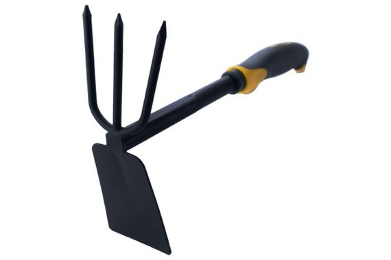 Мотика комбінована плоска + 3-зуба з погумованою ручкою СІЛА 5505241 | Зображення 2