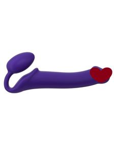 Безремневой страпон Strap-On-Me Violet L, полностью регулируемый, диаметр 3,7см sexstyle