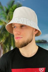 Мужская модная молодежная панама (1345) бежевый