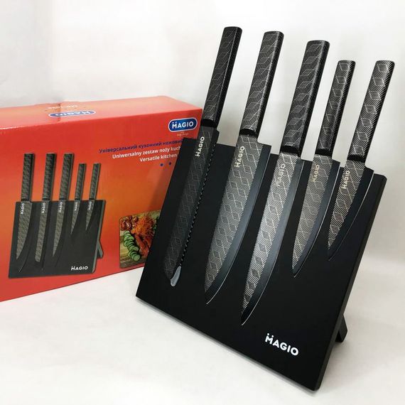 Кухонные ножи высокого качества, Набор ножей для каждой кухни, Професиональный кухонный набор ножей ZU-31 | Зображення 8