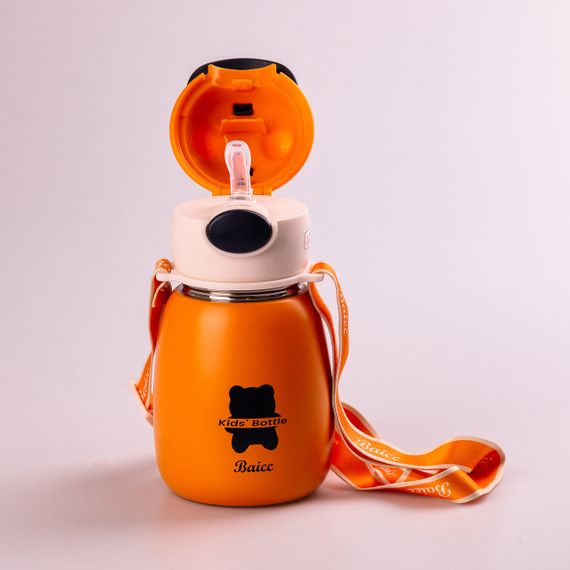 Термос детский с поильником Baicc Kids Bottle 500ml термос с трубочкой для детей Оранжевый HPGM8860O | Зображення 1