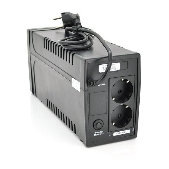 ДБЖ Ritar RTP850 (510W) Proxima-L, LED, AVR, 2st, 2xSCHUKO socket, 1x12V9Ah, plastik Case. NEW! | Зображення 1