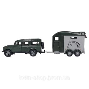 Игровой набор - Land Rover (с прицепом и фигурками лошадей)