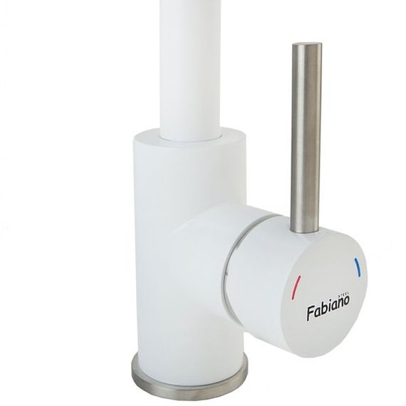 Кухонний змішувач Fabiano FKM 41 SS Alpine White 8232.401.0217 | Зображення 1