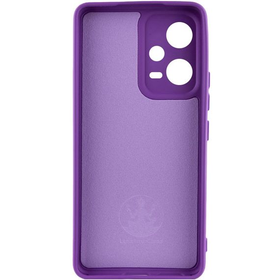 Чехол Silicone Cover Lakshmi Full Camera (A) для Xiaomi Poco X5 5G / Redmi Note 12 5G Full camera, Фіолетовий / Purple | Зображення 1