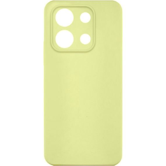 Чохол Silicone Cover Lakshmi Full Camera (AA) для Xiaomi Redmi Note 13 4G Жовтий / Mellow Yellow