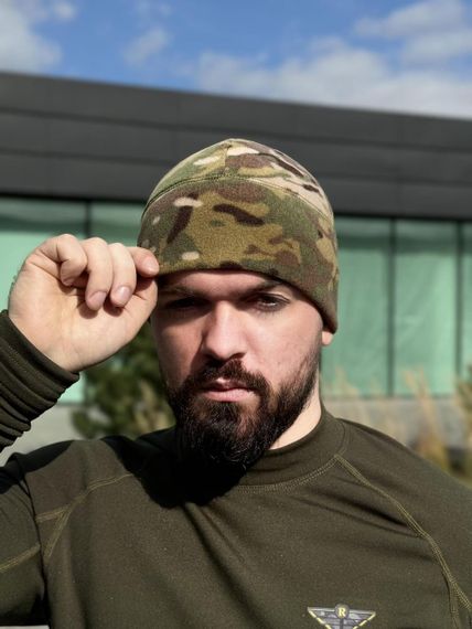 Шапка фліс мультикам Military | Зображення 4