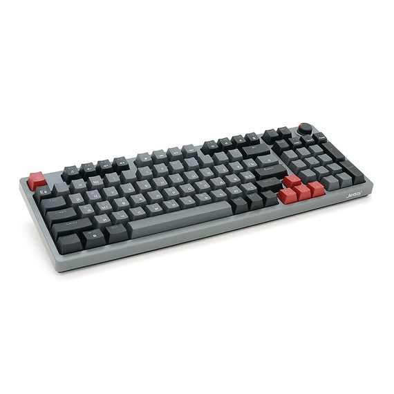 Клавіатура механічна USB JEDEL KL-114, довжина кабелю 170см, RGB підсвічування, (Eng/Укр/Рус), (405х160х45 мм), Black/Gray, 98к, | Зображення 2