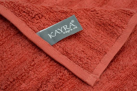 Рушник махровий ST-2 Kayra 70х140 см. червоний | Зображення 2