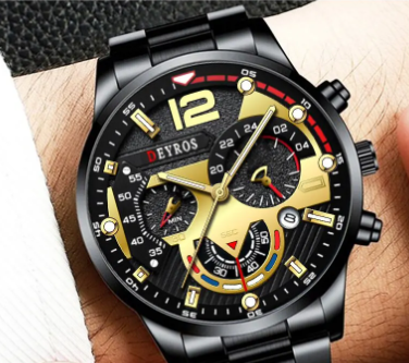 Чоловічий годинник з нержавіючої сталі Reloj Hombre | Зображення 2