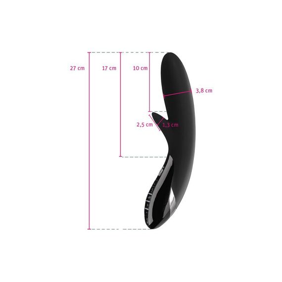 Вібратор-кролик з електростимуляцією Mystim Daring Danny eStim Black, міостимулятор | Зображення 2