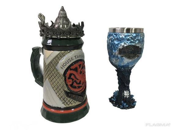 Подарочный набор Кружка Game Of Thrones House Targaryen Fire And Blood Игра Престолов и... | Зображення 1