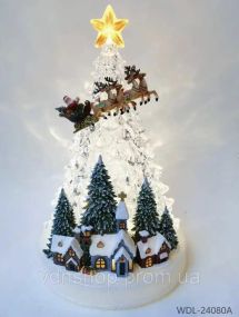 Новогодний фонарь-ночник LED / Рождественский светильник Новогодний ночник WDL-24080A YU227