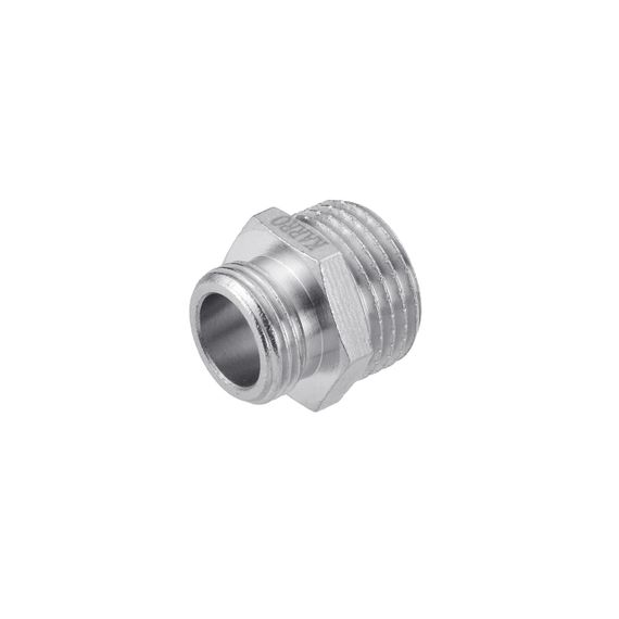 Ніпель перехідний Karro 1/2"х3/8" ЗЗ нікельований KR-3114 | Зображення 2