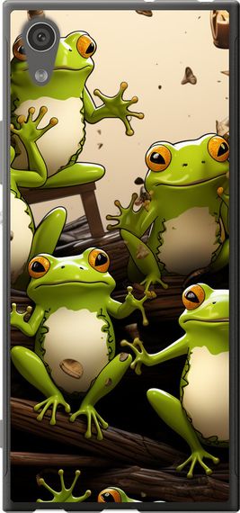 Чехол на Sony Xperia XA1 G3112 Жабки "5656u-964-17620"