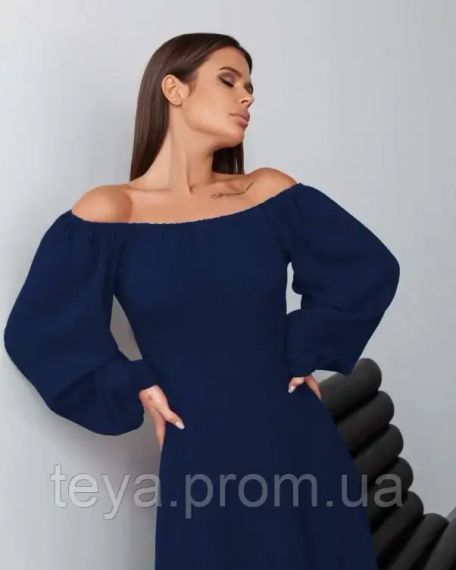 Плаття для жінок колір темно-синій розмір XL FI_009400 | Зображення 3