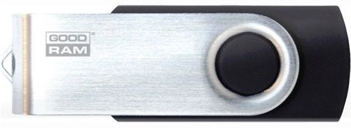 USB флеш накопичувач Goodram 64GB Twister Black USB 3.0 (UTS3-0640K0R11) | Зображення 1