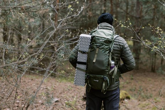 Рюкзак Tramp Trek 40 л оливковий, Похідний туристичний рюкзак трамп для трекінгу, Рюкзак для походу і полювання | Зображення 3