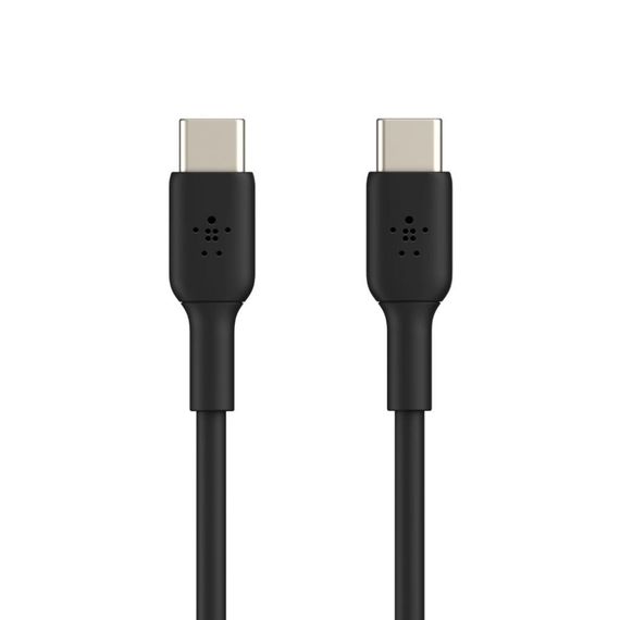 Дата кабель USB-С - USB-С, PVC, 1m, black Belkin (CAB003BT1MBK) | Зображення 2