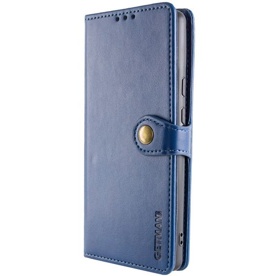 Кожаный чехол-книжка GETMAN Gallant (PU) для TECNO Spark Go 1 (KL4) Красный Синий | Зображення 1