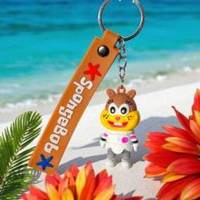 Брелок 🐿️ Сенді Чікс з мультфільму СпанчБоб, підвіска 20 см для рюкзака та ключів