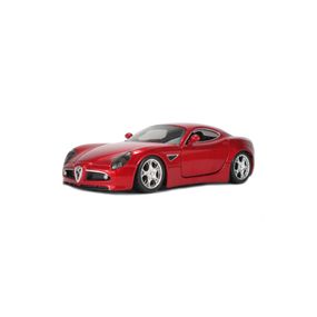 Детская автомодель ALFA 8C COMPETIZIONE Bburago 18-43004 красный металлик, 1:32