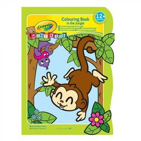Набор для творчества Crayola Mini Kids Раскраска Джунгли, 16 страниц (25-1480-3)