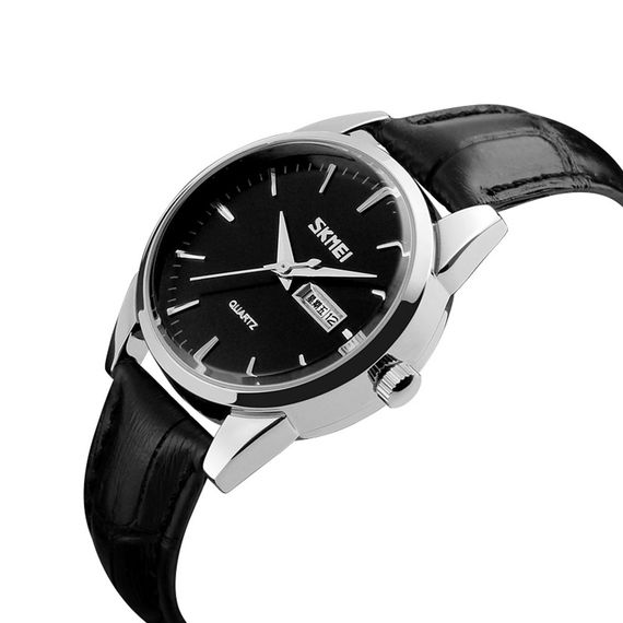 Skmei 9073SIBK-S Silver-Black lady | Зображення 1