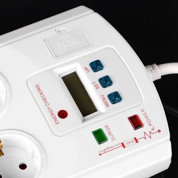 Сетевой фильтр SF-5F+4C/3Z 3x1.50 WH | Зображення 6