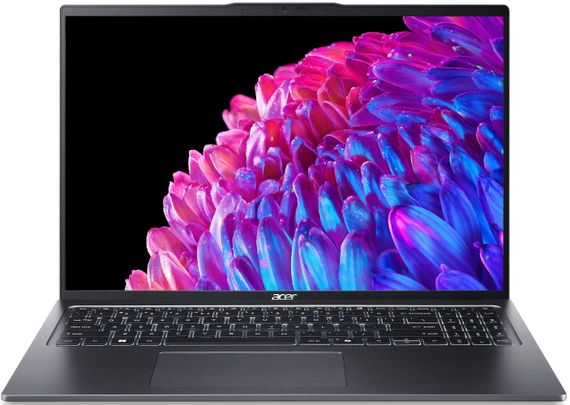 Ноутбук Acer Swift Go 16 SFG16-72 16' 3.2K OLED, Intel U5-125H, 16GB, F512GB, UMA, Lin, сірий (NX.KY9EU.001) | Зображення 5