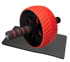 Колесо для преса Power System PS-4107 Full Grip AB Red + килимок Red/Black (4107RD-0)