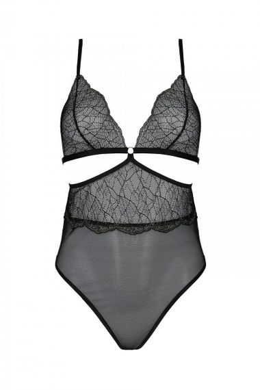 Боді Passion AMBERLY BODY black, XXL/XXXL, відкрита спина, низ стрінги sexstyle | Зображення 2