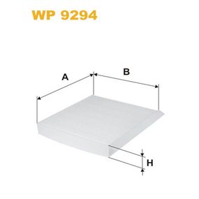 Фильтр салона Wixfiltron WP9294