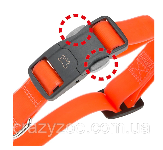 Ошейник для собак Ferplast Club Reflex C20/56 нейлоновый красный 2х36-56 см 75250322 | Зображення 8