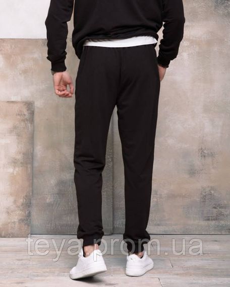 Спортивні штани колір чорний розміри L, XL, S, M, 3XL, XXL FI_004414 | Зображення 2