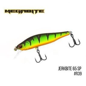 Воблер Megabite  Jerkbite 65 SP (65 mm, 5.9 g, 1.0 m) (R39)