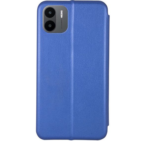 Шкіряний чохол (книжка) Classy для Xiaomi Redmi A1 / A2 Слот для візитки, Синій | Зображення 1