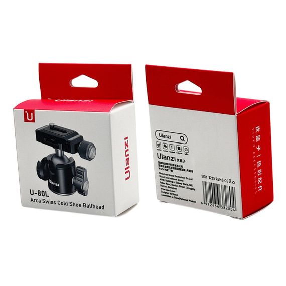 Адаптер кронштейн Ulanzi Vijim U-80L Mini Ball Head with Arca Swiss (UV-2235 U-80L) | Зображення 1