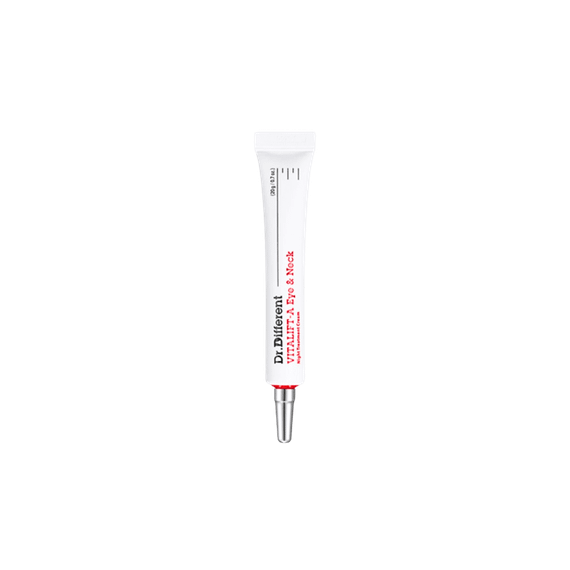 Крем для шкіри навколо очей з ретиналем 0.025% Dr. Different Vitalift-A Eye & Neck Night Cream (20 g