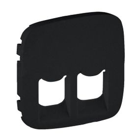 Лицевая панель Legrand Valena IN*MATIC ALLURE двойной розетки RJ11/RJ45, антрацит (755428)