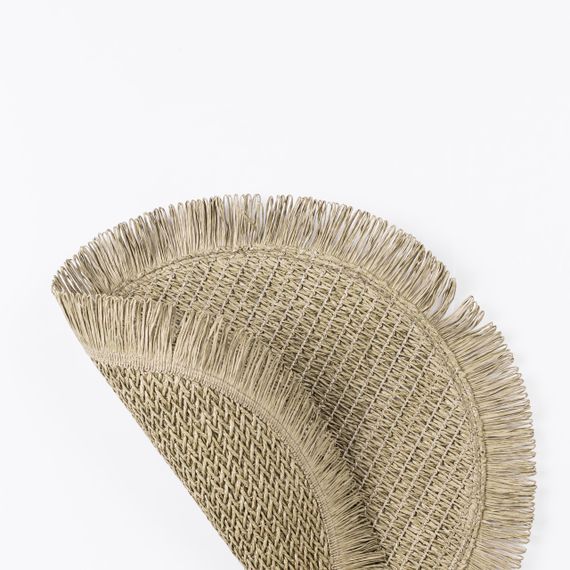 Серветка сервірувальна на стіл кругла Ø38 (см) під тарілки Зелена HP-35-7GR | Зображення 1