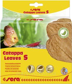 Листя індійського мигдалю для акваріума Sera Catappa Leaves S 14 см 10 шт 121963