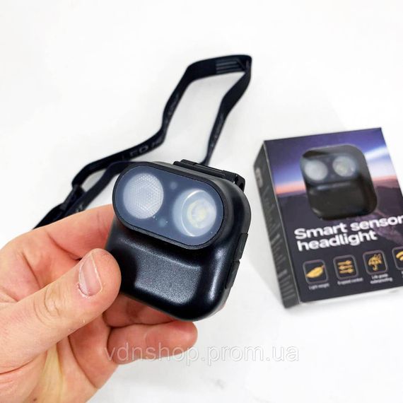 Тактичний ліхтар для риболовлі W809-2XTE, Ліхтар на лоб для риболовлі Police, Легкий ліхтарик на голову PH-14 | Зображення 3