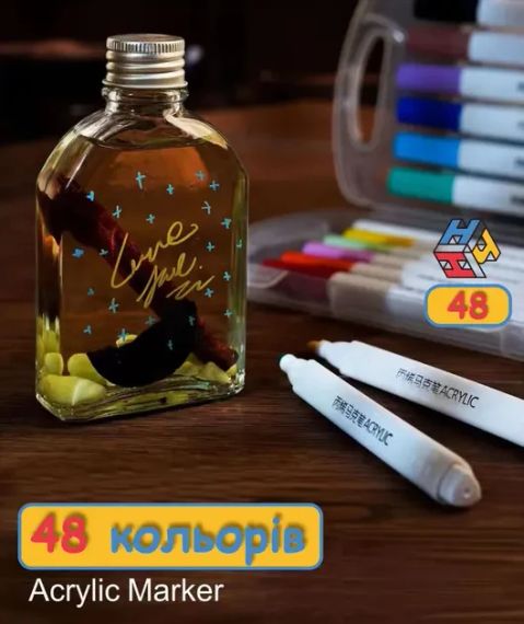 Акварельные маркеры 60 цветов Water Brush | Зображення 7
