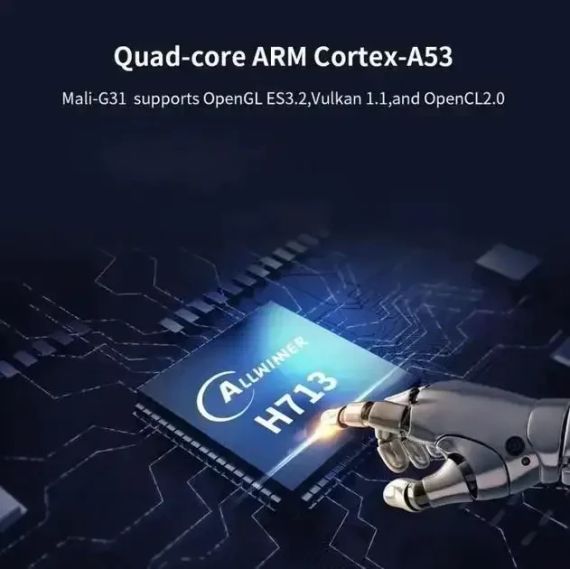 Портативный 4K UHD мини-проектор Magcubic HY300 Черный Android 12 С поддержкой Wi-Fi Bluetooth | Зображення 1