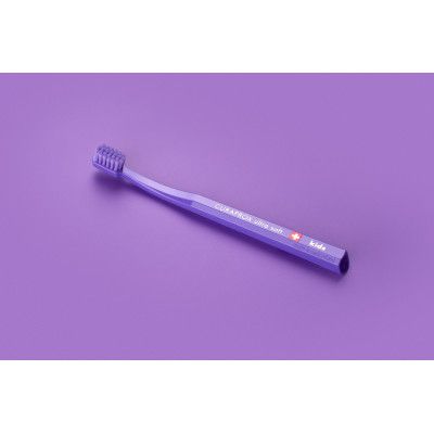 Детская зубная щетка Curaprox CS Kids ультрамягкая d 0.09 мм (4-12 лет) Фиолетовый (CS Kids-05) | Зображення 1